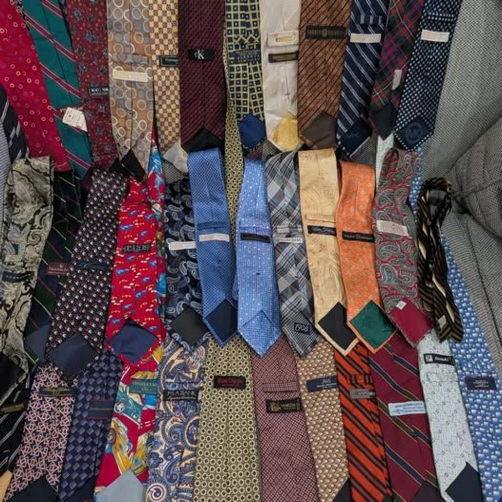 Mens Tie Lot of 36 Designer Imported
